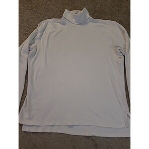 Mens Polo by Ralph Lauren Off Whiteb Long Sleeve Turtleneck Tee XL